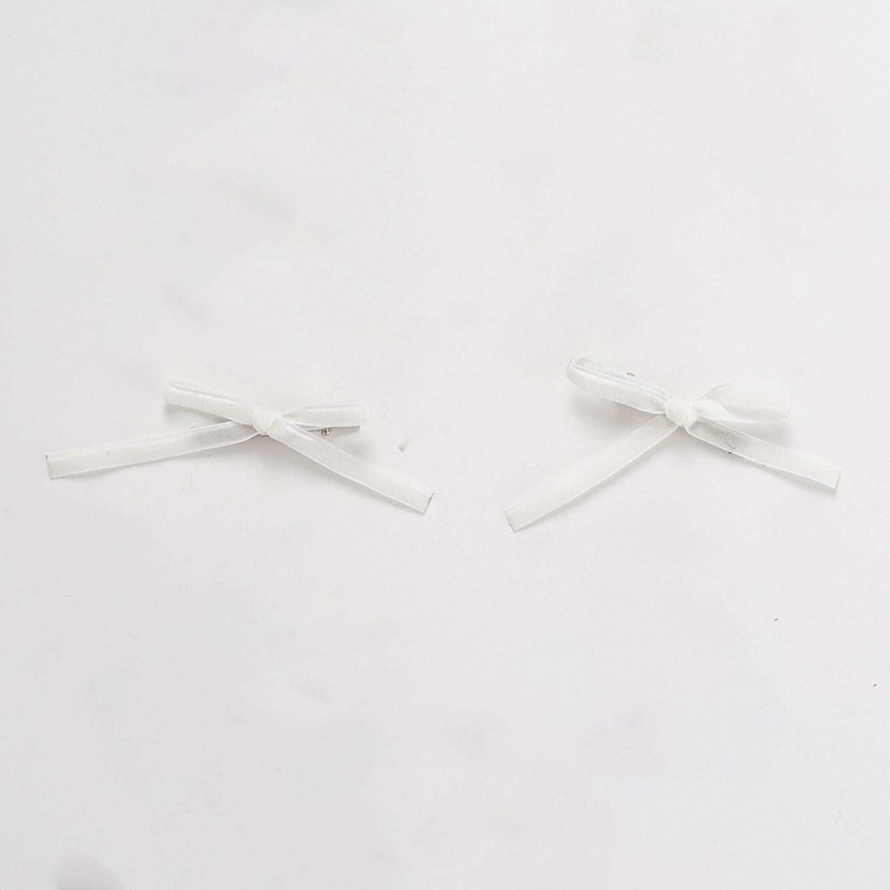 Nana 2 Pk Velvet Thin Bow Clips - Kidichic