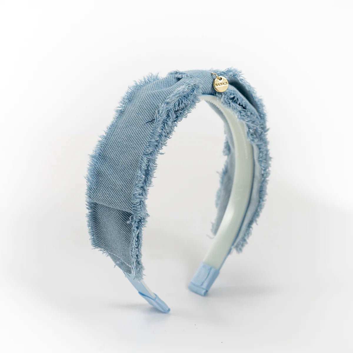 Nana Denim Bow Headband - Kidichic