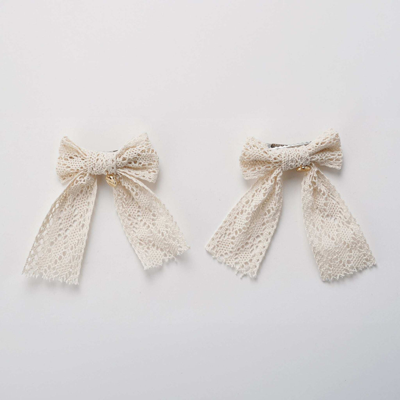 Nana Double Lace Big Bow Clip - Kidichic