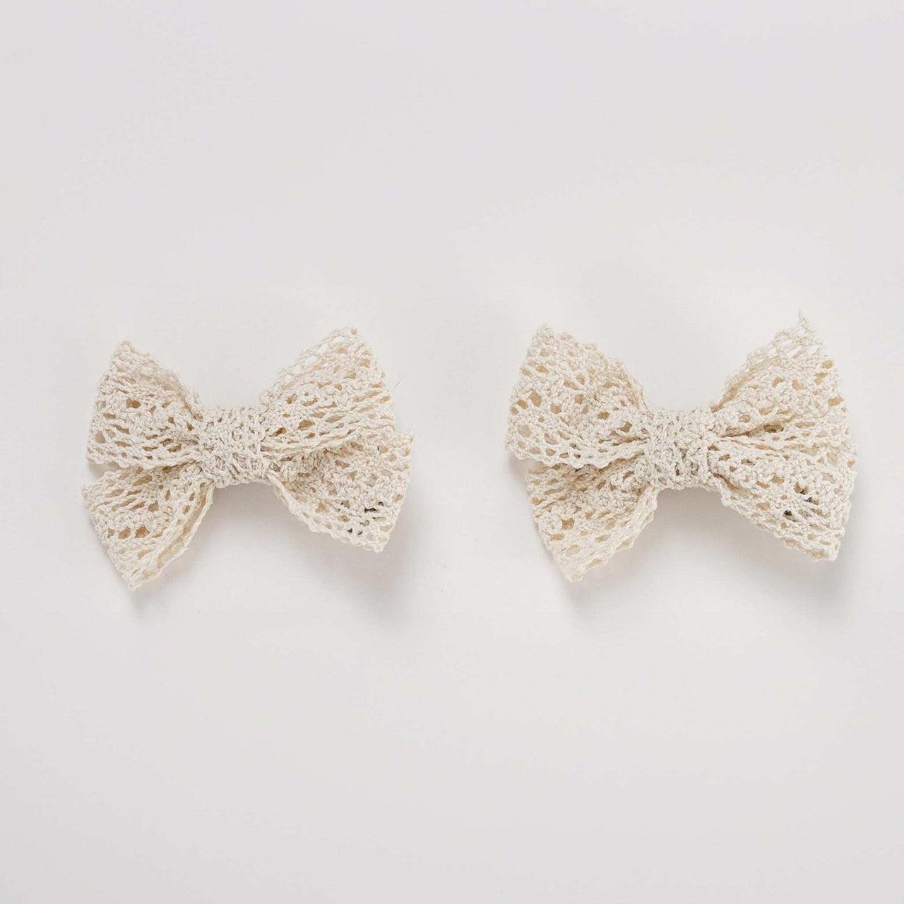 Nana Double Lace Bow Clip - Kidichic