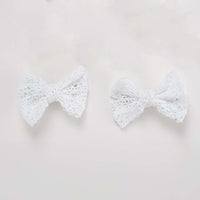 Nana Double Lace Bow Clip - Kidichic