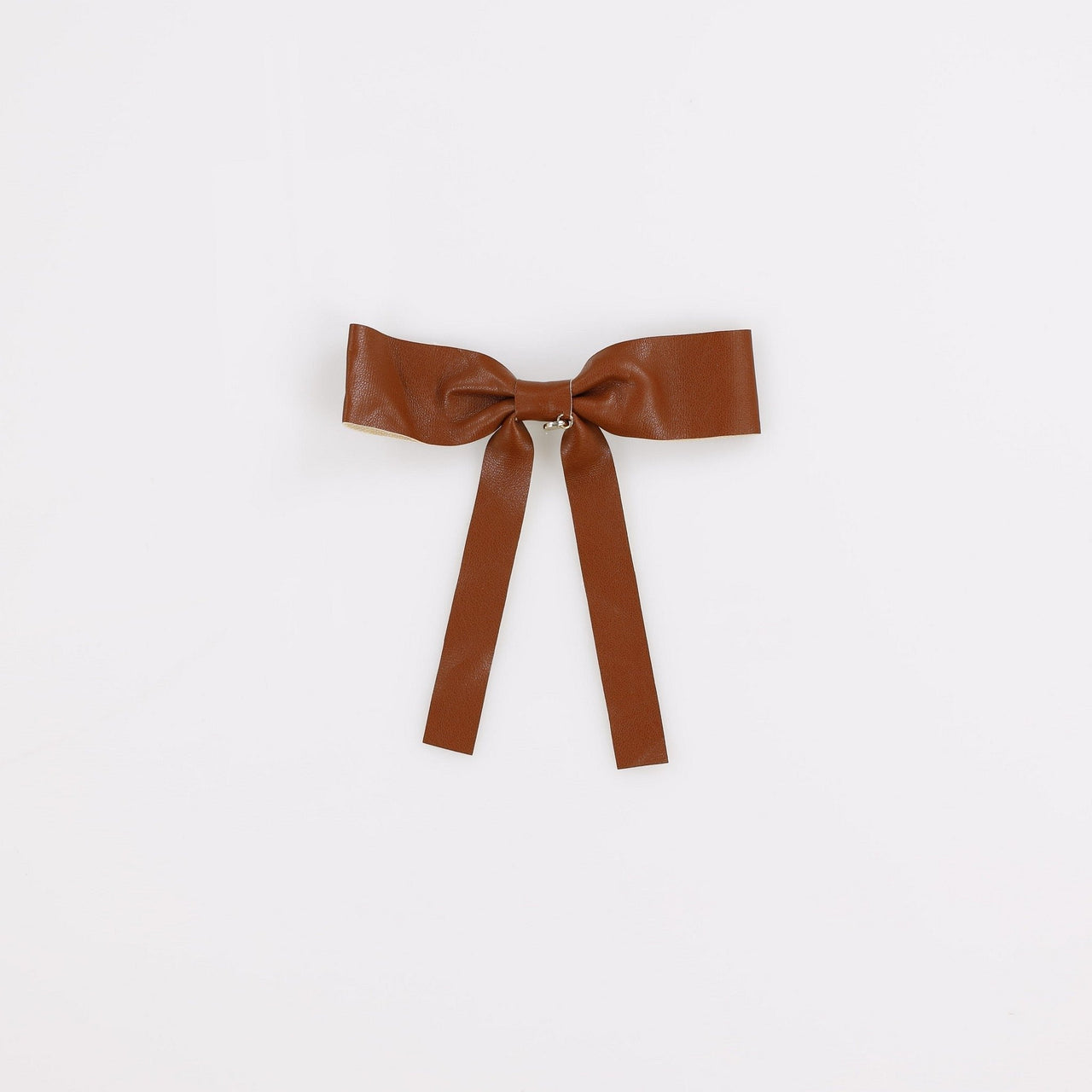 Nana Leather Bow Clip - Kidichic