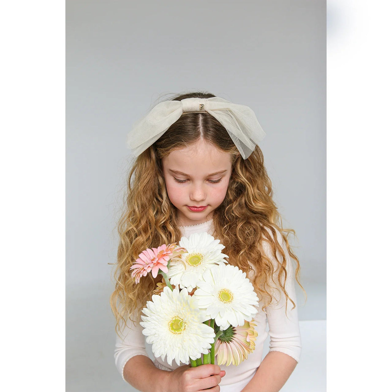 Nana Tulle Ruffle Headband - Kidichic