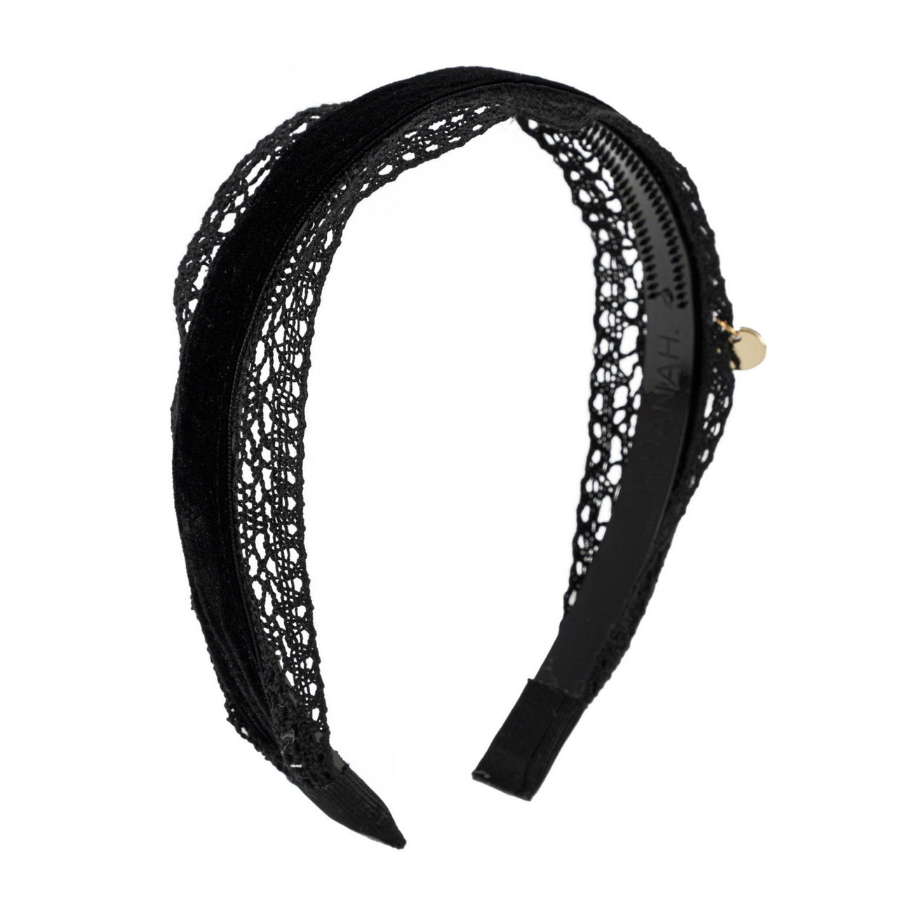 Nana Velvet/Lace Flat Headband - Kidichic