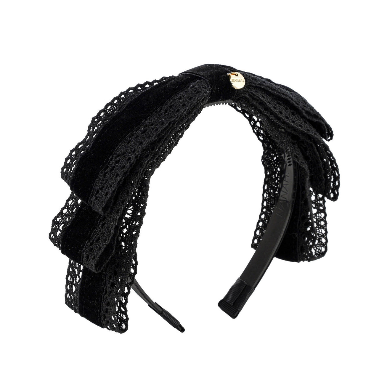 Nana Velvet/Lace Headband - Kidichic