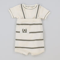 Melange Stripes Knit Baby Set