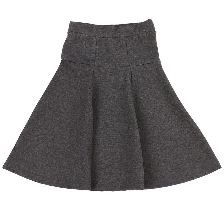 【COLOR iN ID】Pleated layered snap skirt Print Pleated Skirt – udelny.com