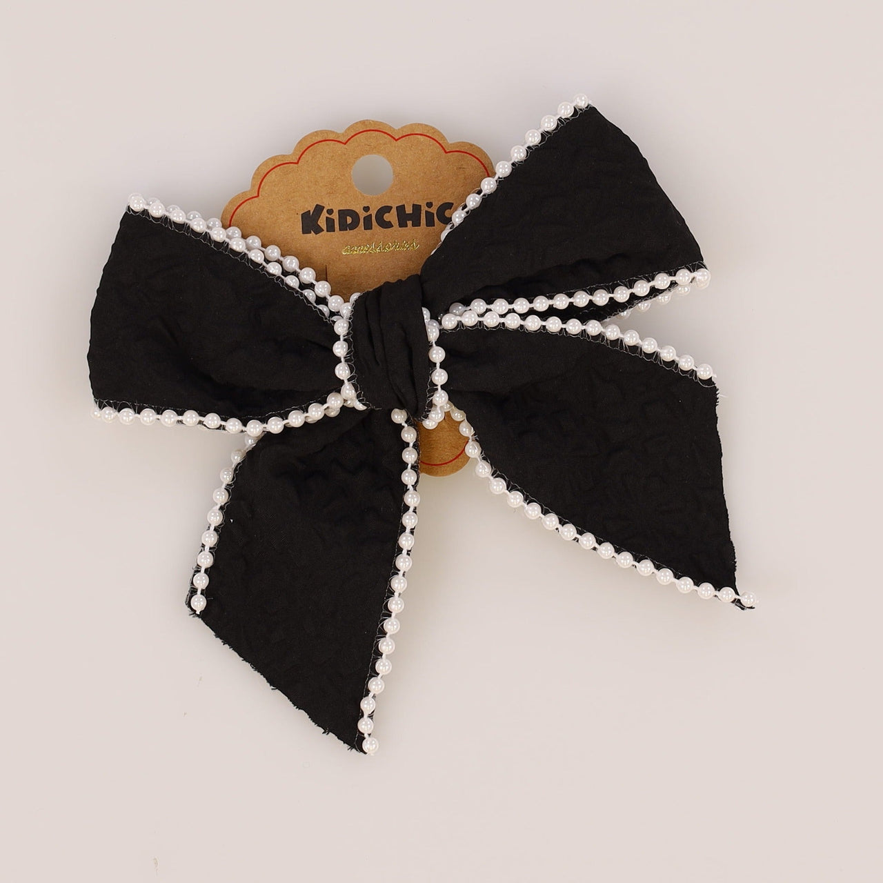 Pearl Endings Bow Clip - Kidichic