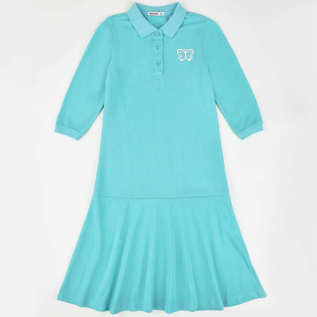 Pique Polo Dress - Kidichic