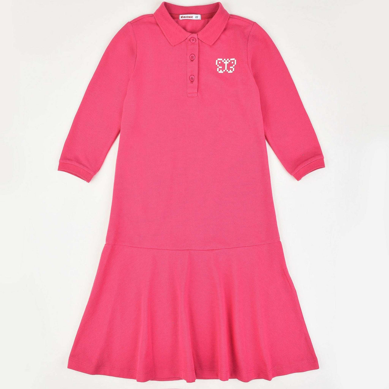Pique Polo Dress - Kidichic