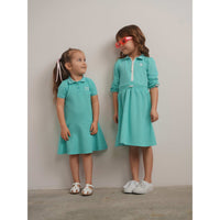Pique Polo Dress - Kidichic