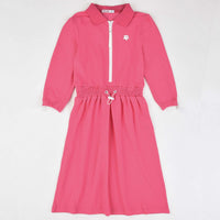 Pique Zipper Dress - Kidichic