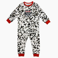 Pixel Print LS Pajamas - Kidichic