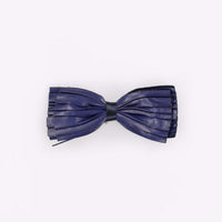 Pleated PU Bow Clip - Kidichic