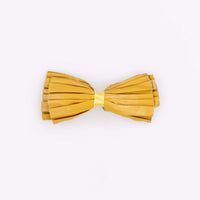 Pleated PU Bow Clip - Kidichic