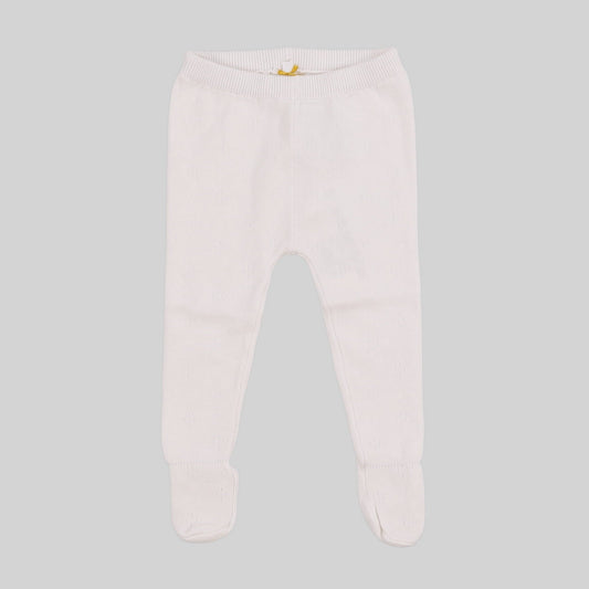 Pointelle Footed Pants - Kidichic