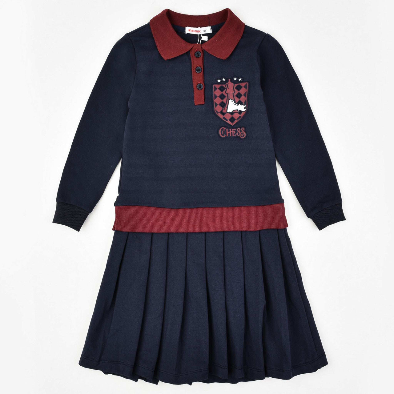 Polo Chess Dress - Kidichic