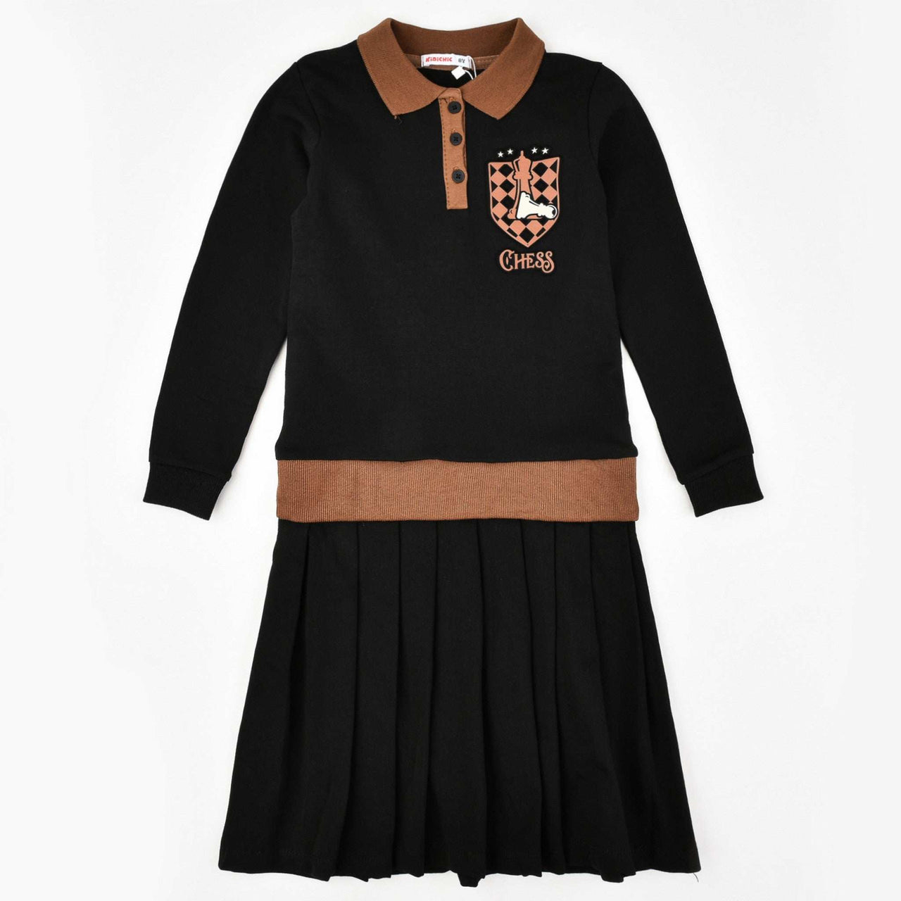 Polo Chess Dress - Kidichic