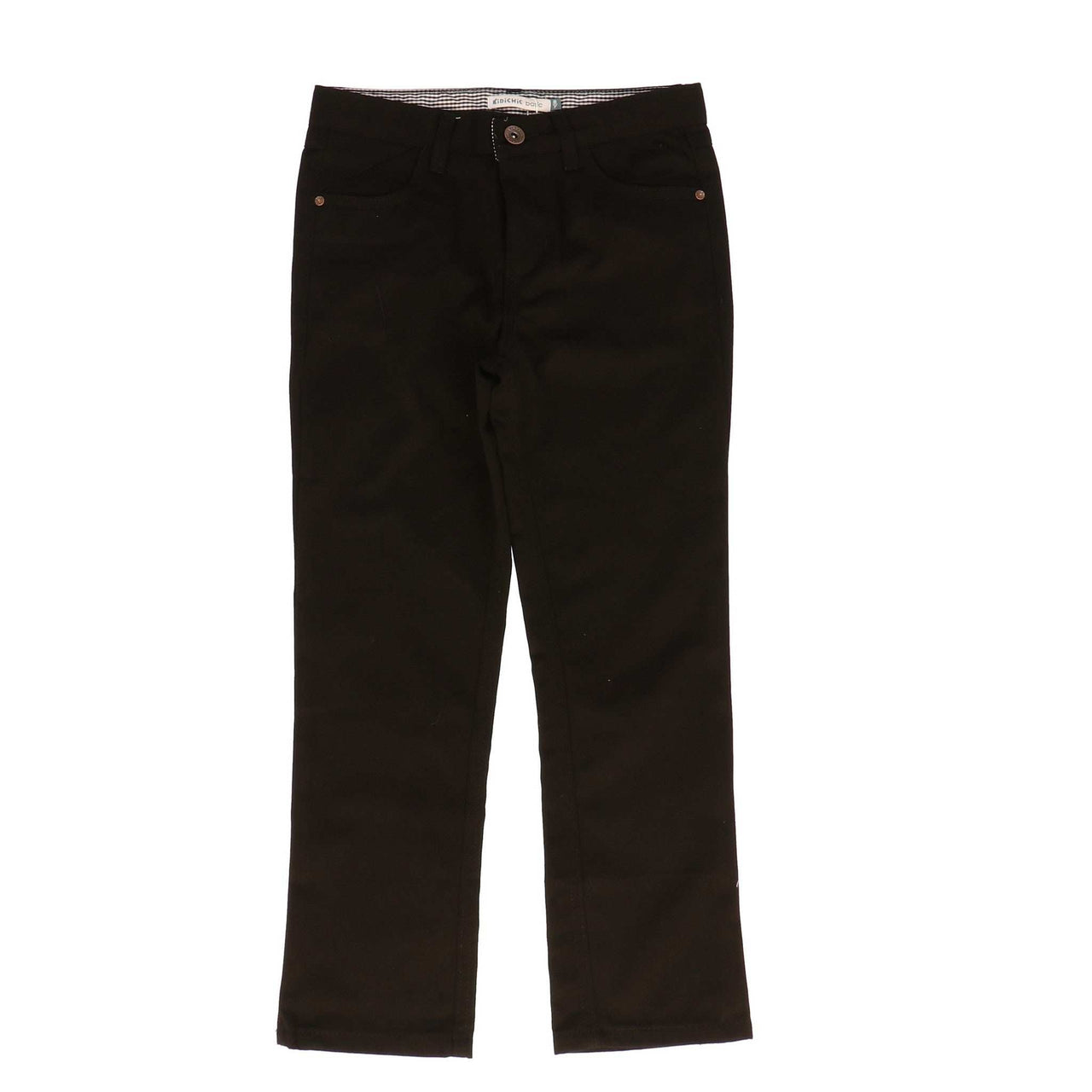 Regular Fit Basic Pants - Kidichic