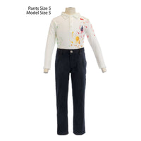 Regular Fit Basic Pants - Kidichic