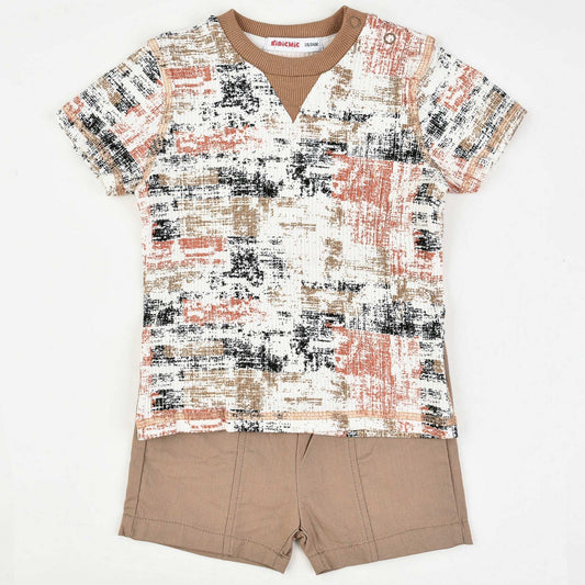 Rib Print Baby Set - Kidichic