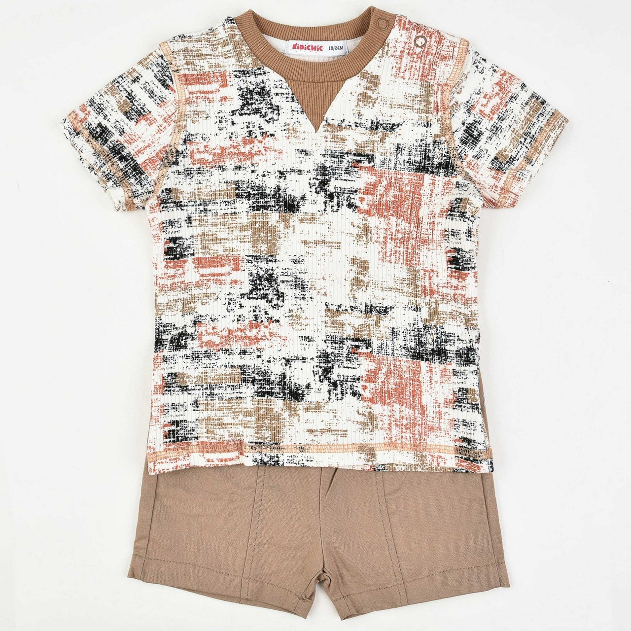 Rib Print Baby Set - Kidichic