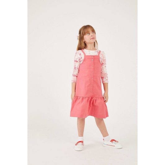 Rib Print Dress - Kidichic