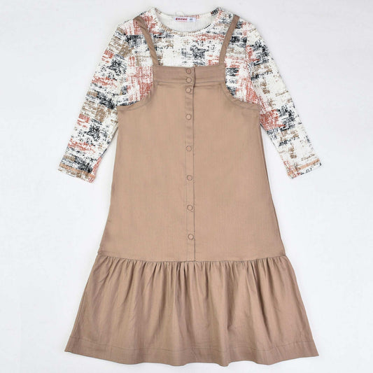 Rib Print Dress - Kidichic