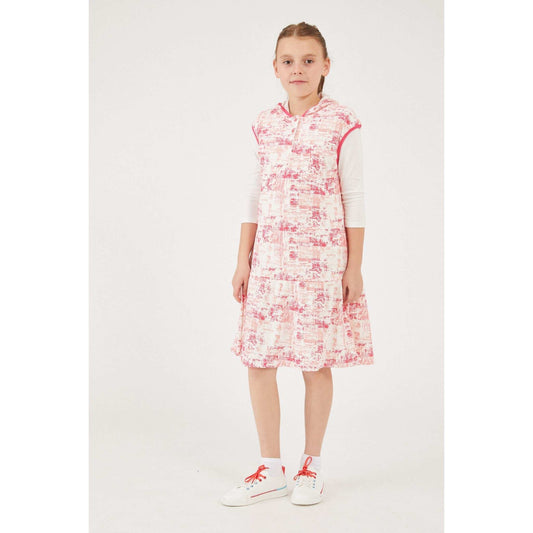 Rib Print Pinafore - Kidichic
