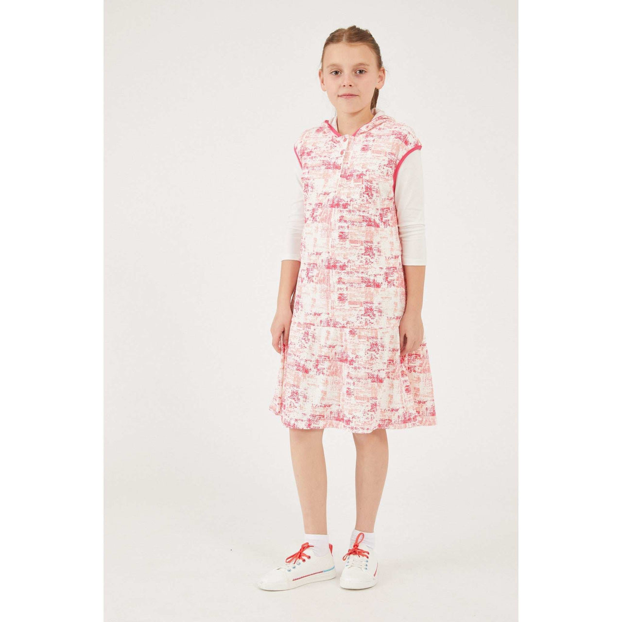 Rib Print Pinafore - Kidichic
