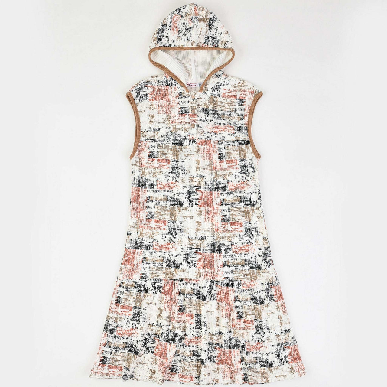 Rib Print Pinafore - Kidichic