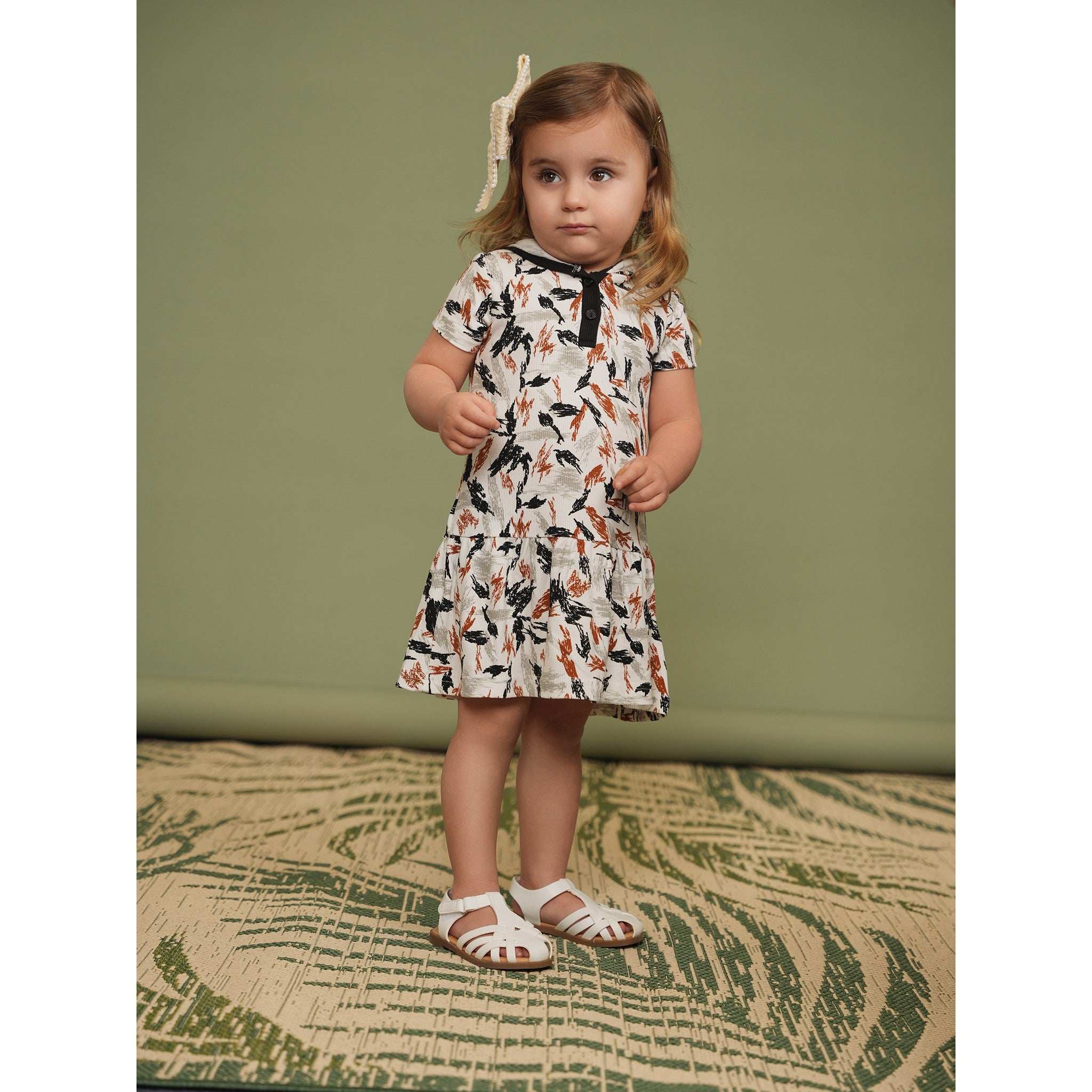 【X-girl】RIB BABY DRESS Rib Print SS Dress – Kidichic