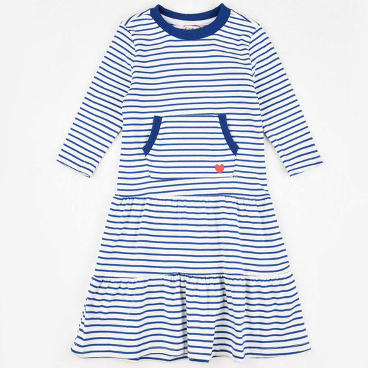 Ruffles Striped Dress - Kidichic
