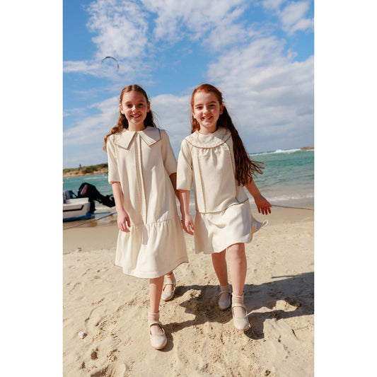 Sidney Linen Dress - Kidichic