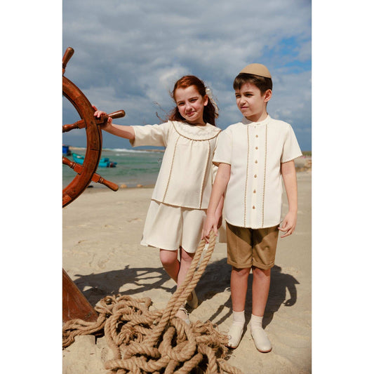 Sidney Linen Top - Kidichic