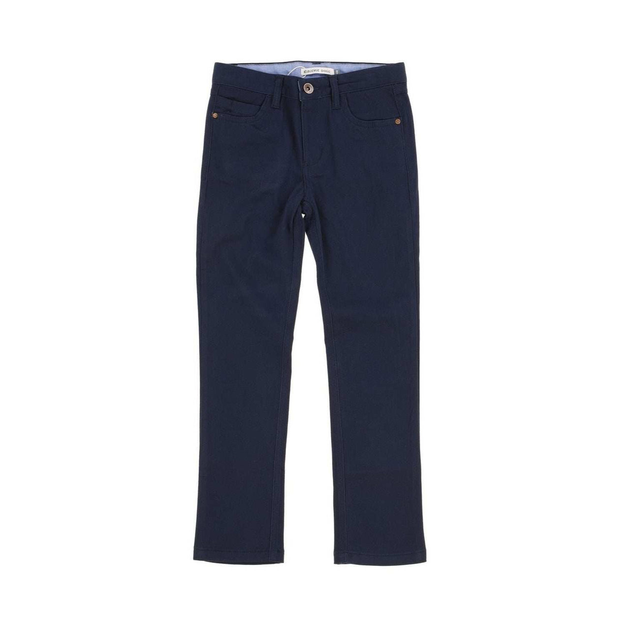 Skinny Fit Basic Pants - Grey and Blue - Kidichic