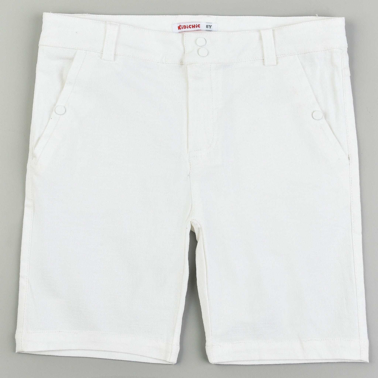 Snaps Cotton Shorts - Kidichic