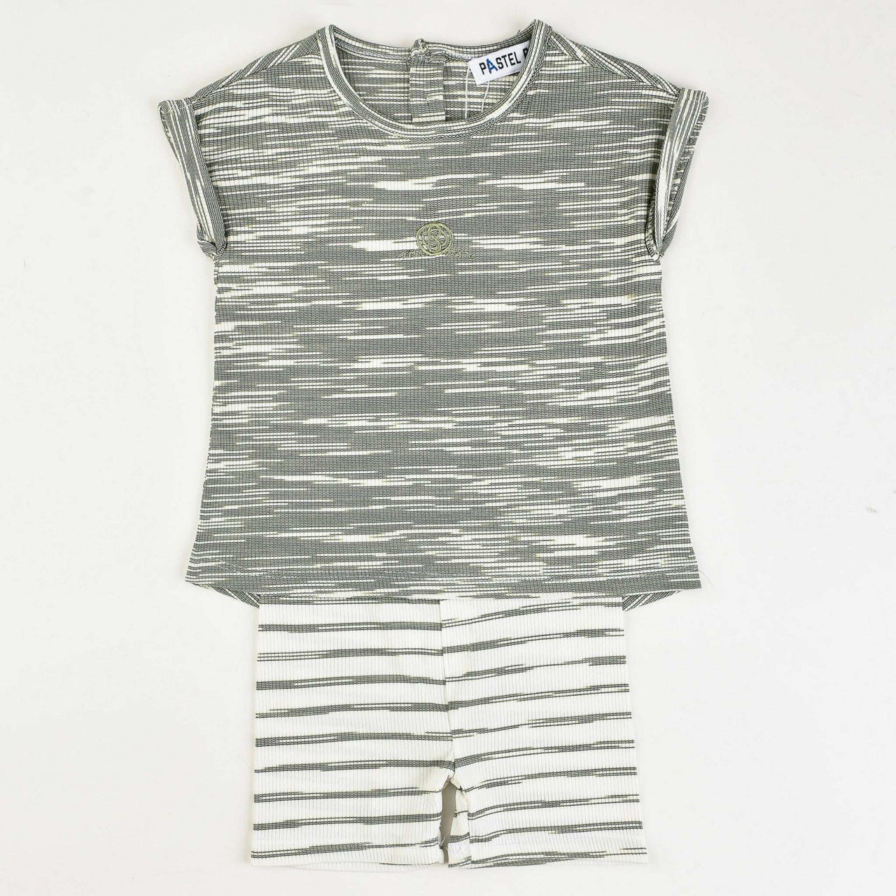 S.S Rib Striped Set - Kidichic