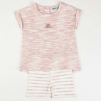 S.S Rib Striped Set - Kidichic