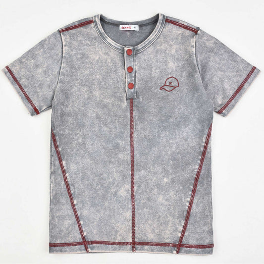 S.S Stone Wash Shirt - Kidichic