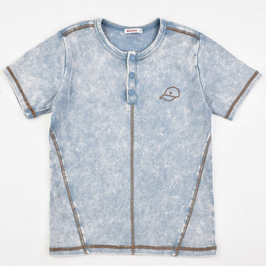 S.S Stone Wash Shirt - Kidichic
