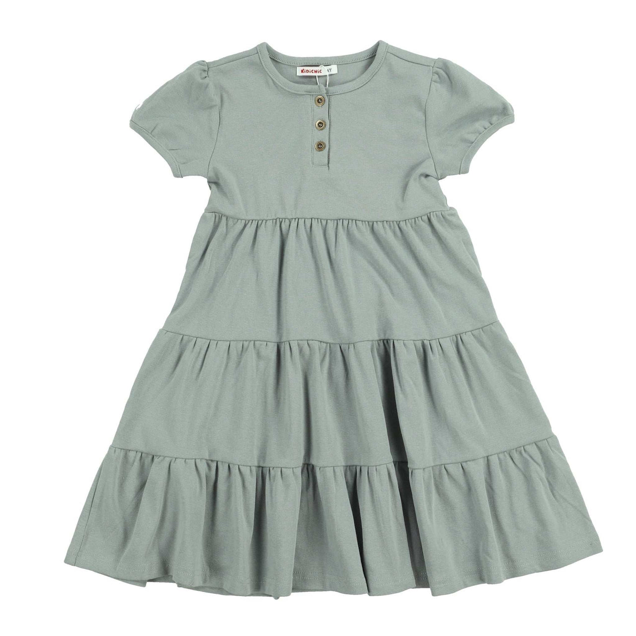 SS Tiered Dress - Kidichic
