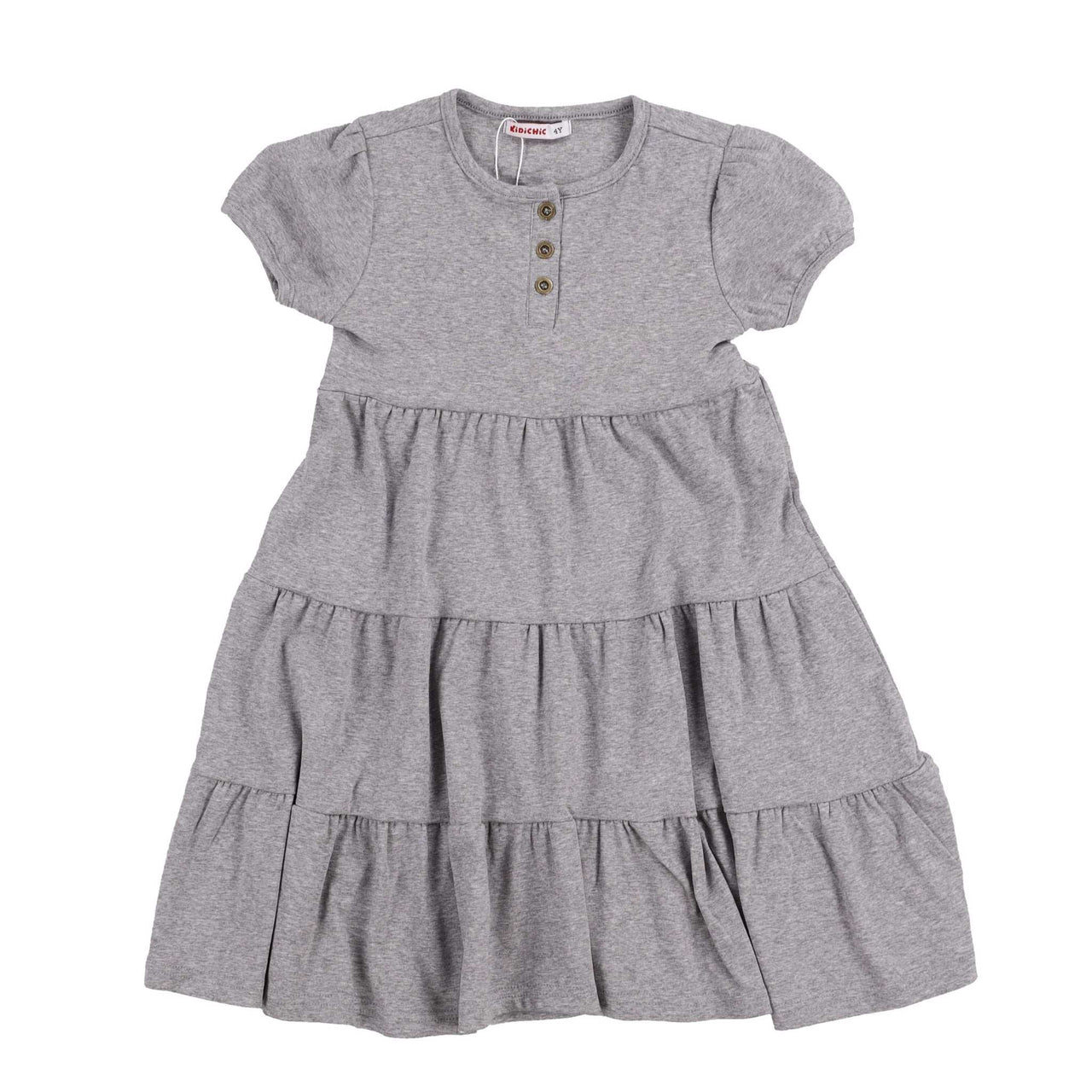 SS Tiered Dress - Kidichic