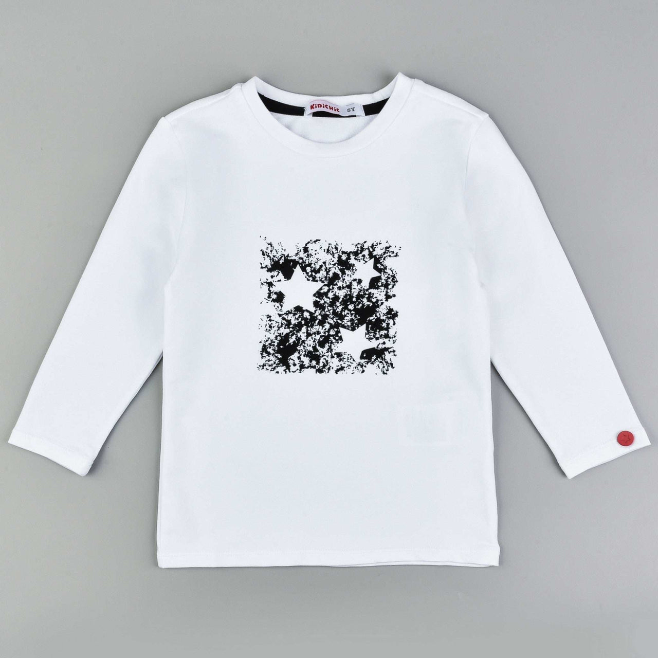 Star Print T-Shirt - Kidichic