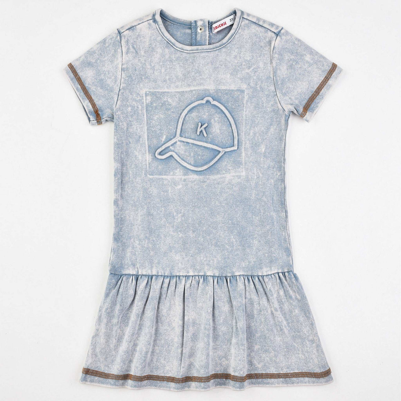 Stone Wash Baby Dress Romper/Dress - Kidichic