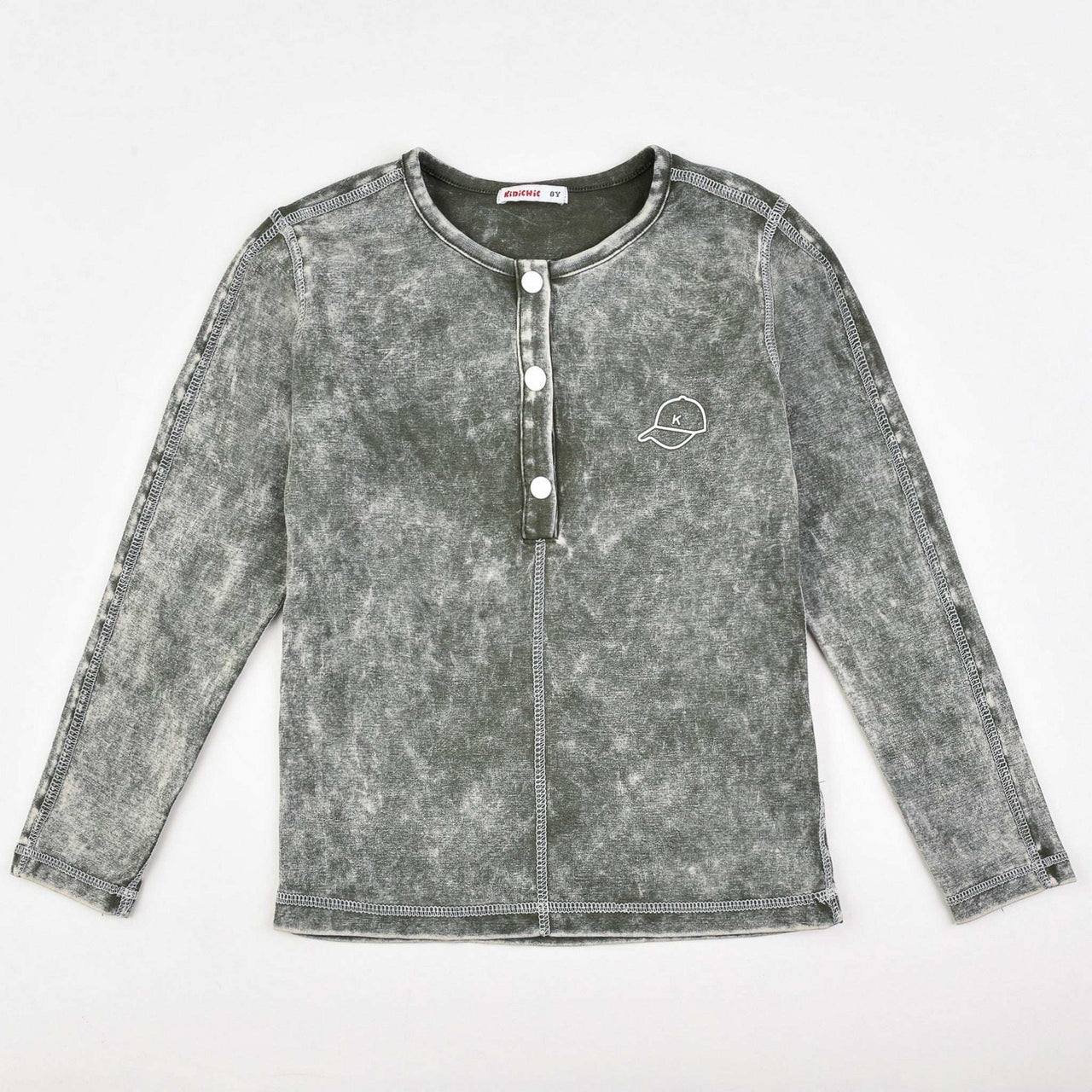 Stone Wash Girls Shirt - Kidichic