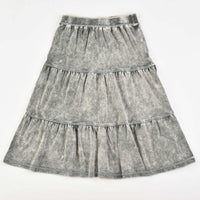 Stone Wash Layers Skirt - Kidichic