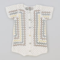 Melange Retro Crochet Overall