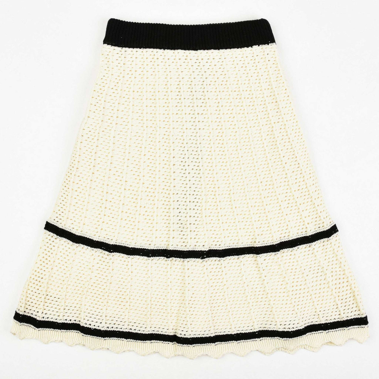 Striped Combo Knit Skirt - Kidichic