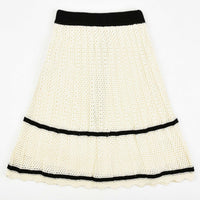 Striped Combo Knit Skirt - Kidichic